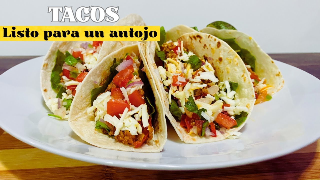 TACOS CON SABOR COLOR Y FRESCURA EN CADA BOCADO