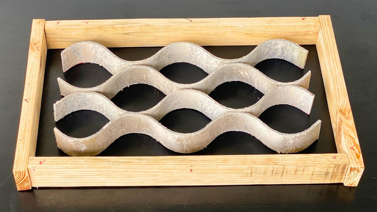 Make use of discarded construction materials - Create decorative brick molds easily and beautifully