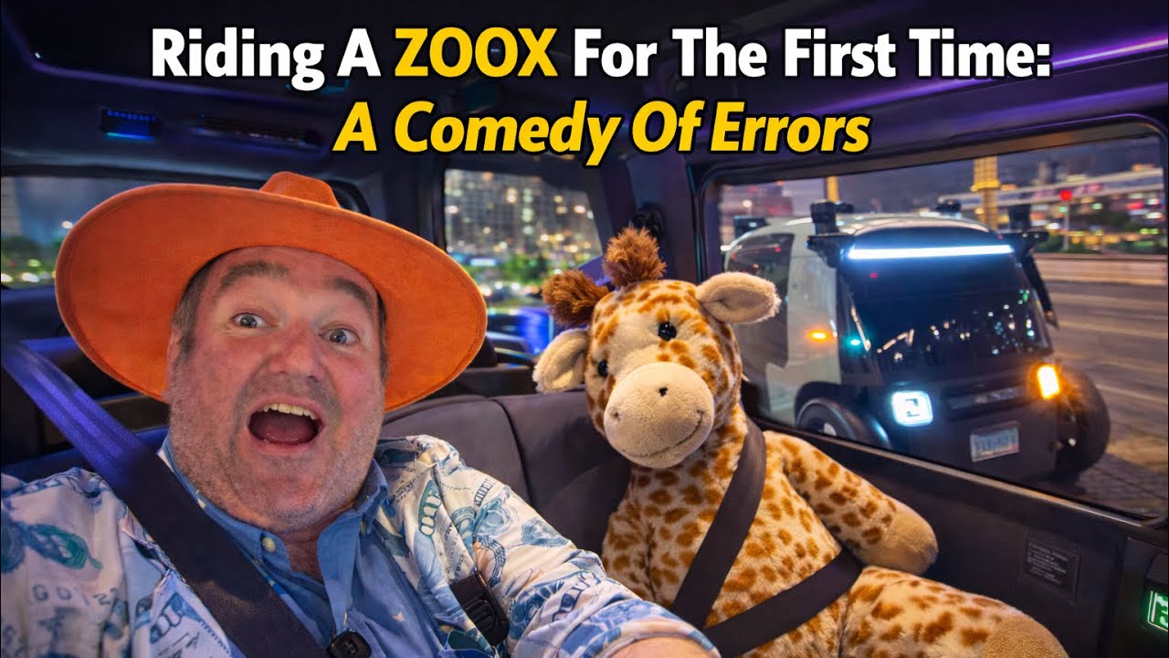 🚗⚡ Riding a ZOOX for the First Time: A Comedy of Errors ⚡🚗