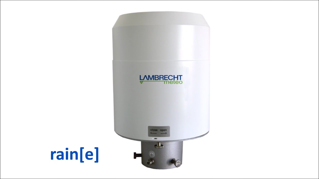 LAMBRECHT meteo: Precipitation Sensor rain[e] - When every drop counts