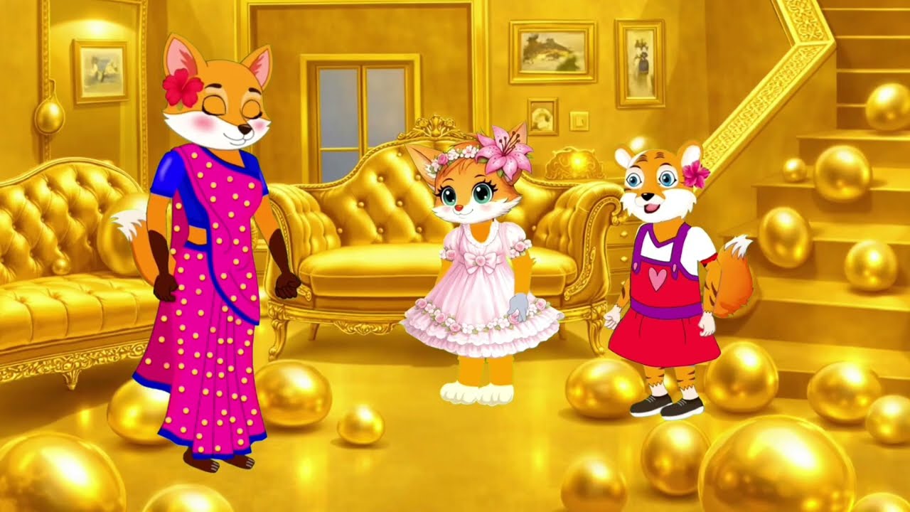 জাদুর সোনার হাঁস l Jadur Sonar Has l New Fox Cartoon l Moral Story l bangla cartoon l cartoon ghori