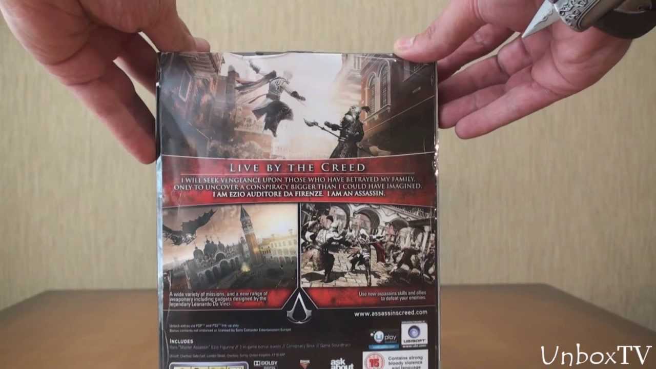 Обзор и распаковка Assassin's Creed 2 Black Edition