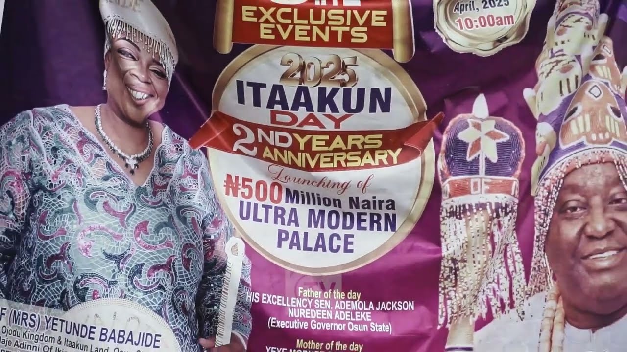 ITAAKUN DAY 2025 Opening and Osun State Governor Arrival #event #traditionalculture #yorubanation