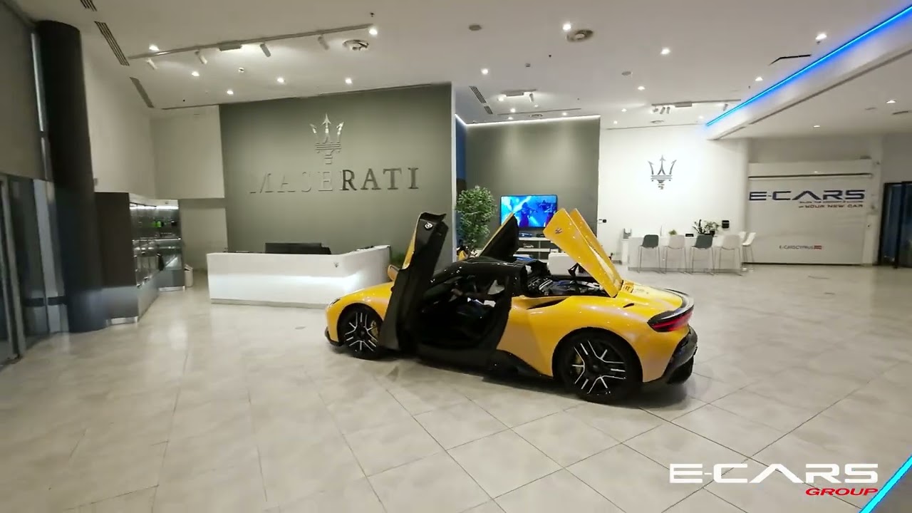 Step into a world of luxury at the E-Cars Cyprus showroom