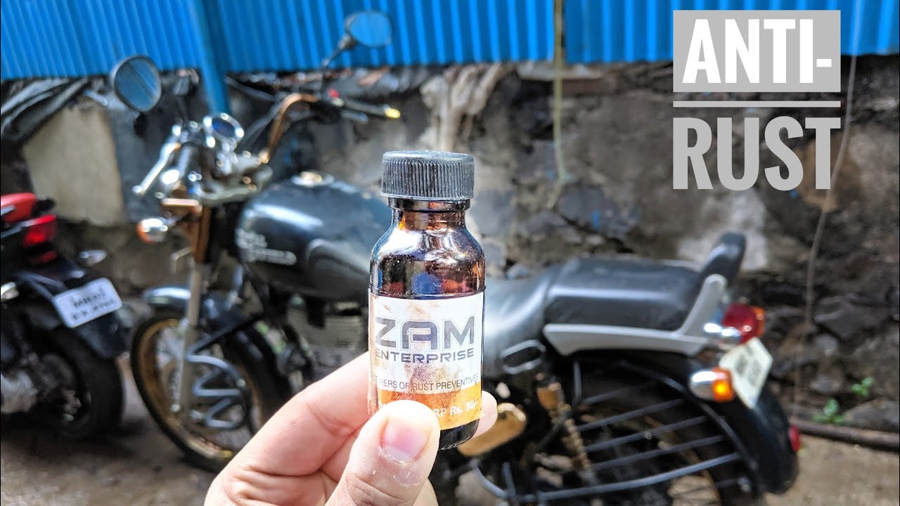 ANTI-RUST Protection for Royal Enfield in rains | How to apply Anti-Rust paint