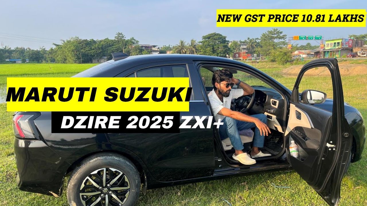 Maruti Suzuki Dzire 2025 ZXi+ Manual:The 5-Star Sedan is Here!- You Need To See This! New GST Price?