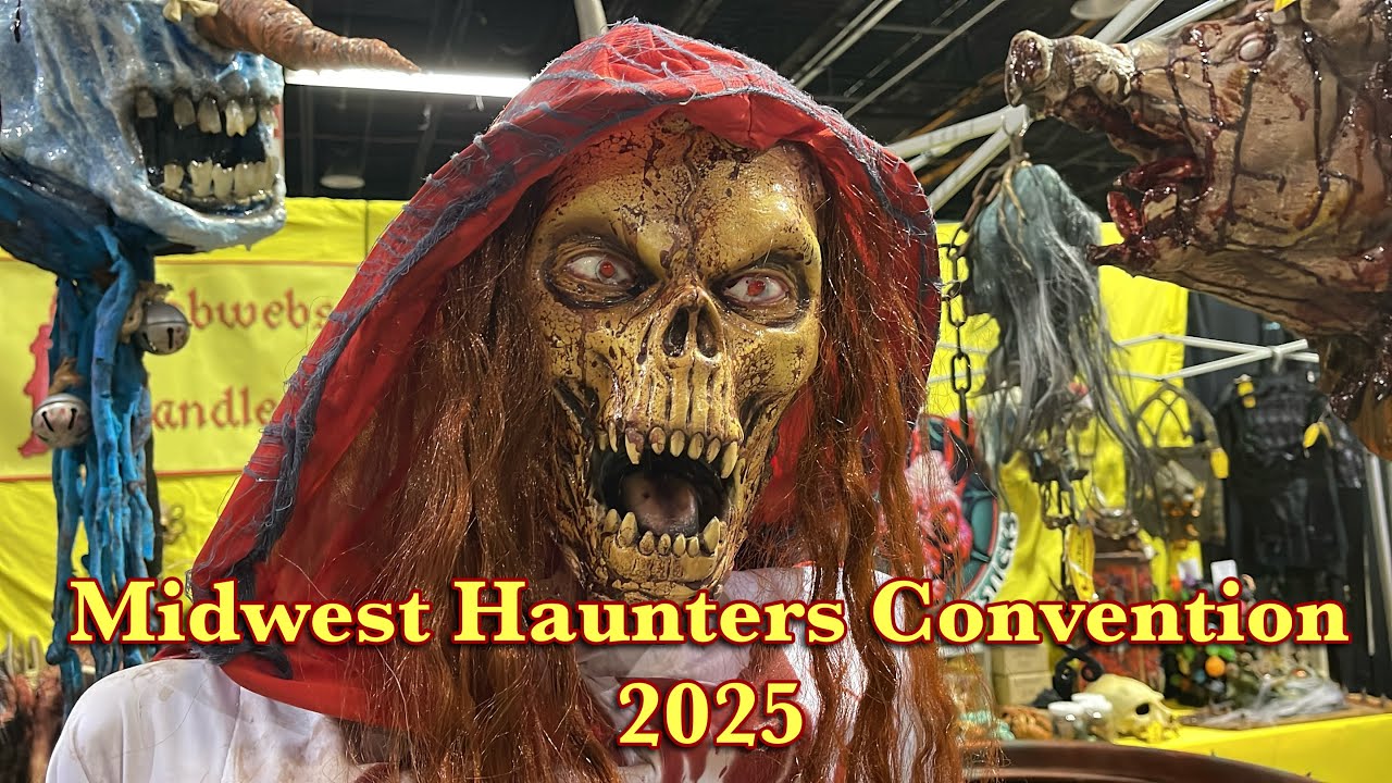 Midwest Haunters Convention 2025 Walkthrough #halloweenlife #midwesthauntersconvention #fypage
