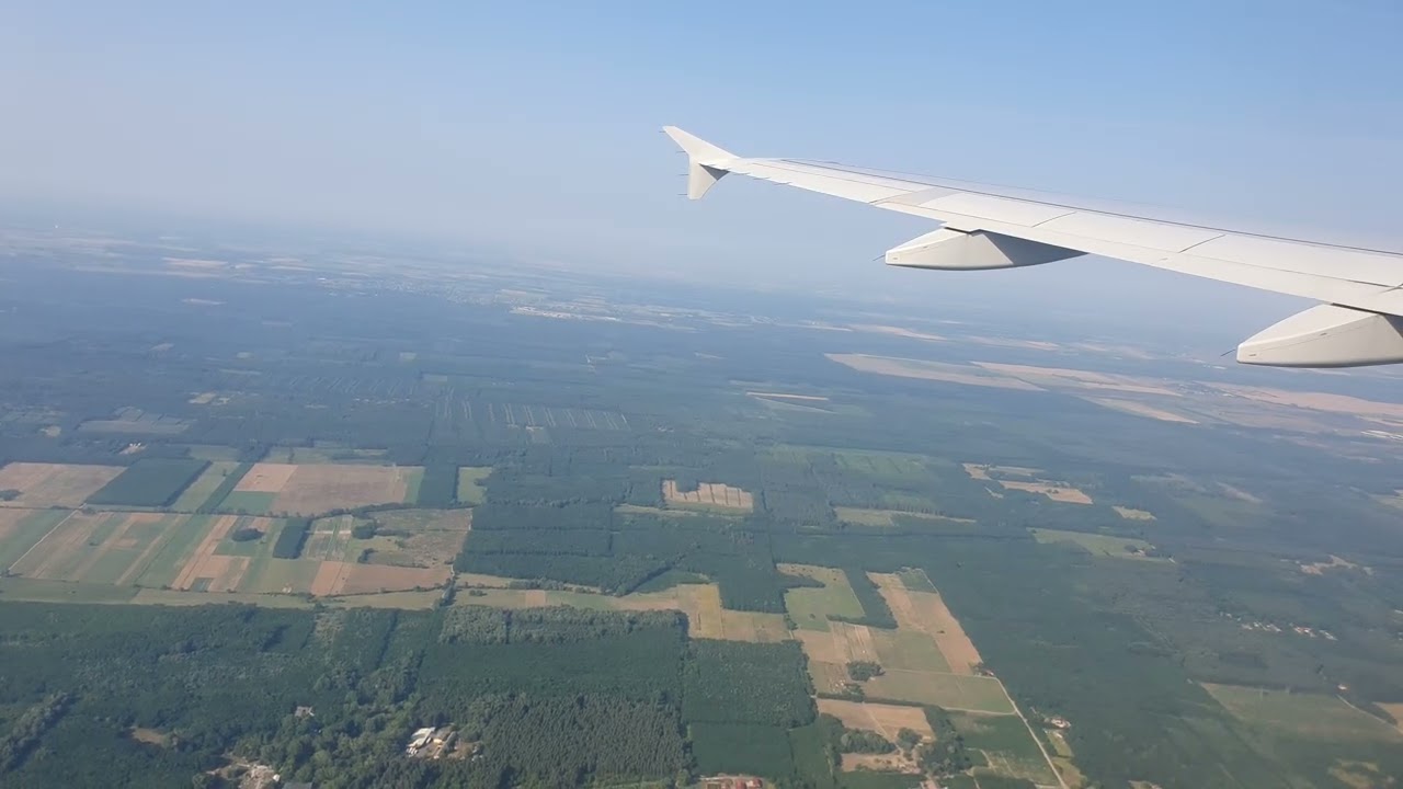 Anflug & Landung Flughafen Budapest (BUD) am 24.07.2023