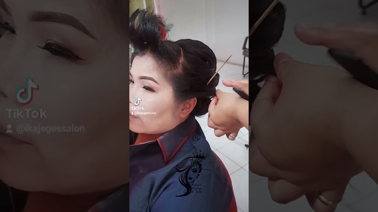 Tutorial Buat Hairdo Simple Poni Lohan yaa