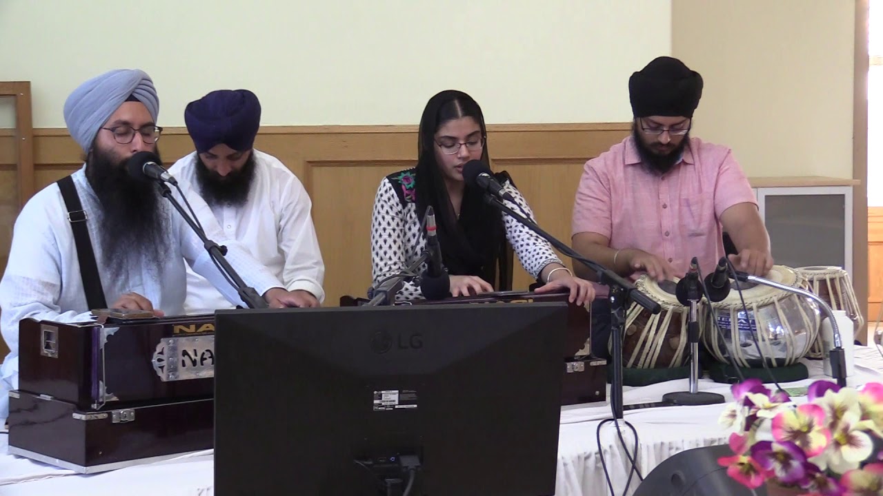 Jinee Mainda Laal Reejaya - Bibi Simrit Kaur and Bhai Sukhmeet Singh at Guru Ram Das Darbar, Calgary