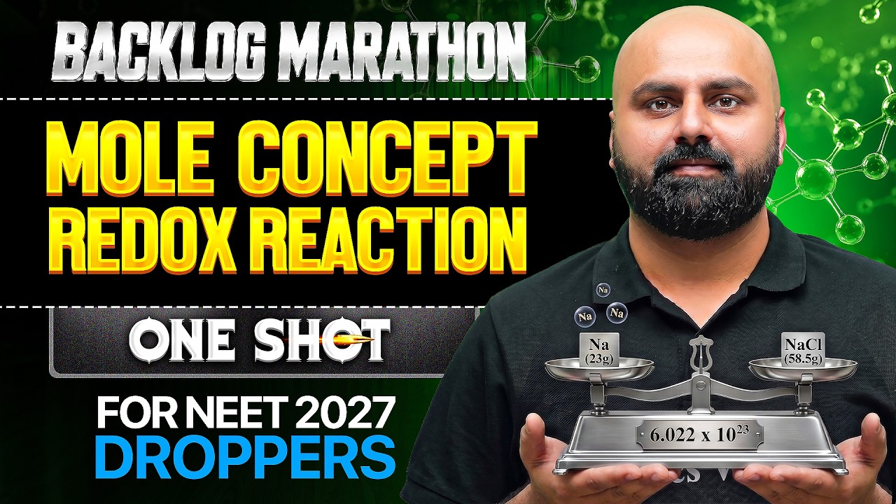 BACKLOG MARATHON - Complete Backlog Cover in One Video || NEET 2027 Droppers