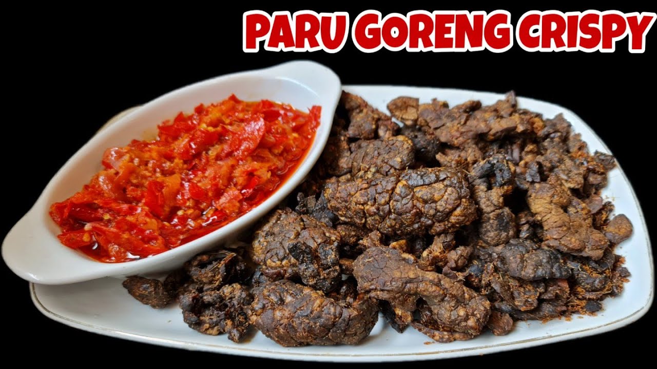CARA MASAK PARU GORENG CRISPY & BUMBU BALADONYA