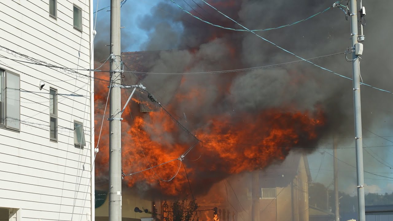 2021年10月20日9時半ごろいわき市鹿島町で火事が発生