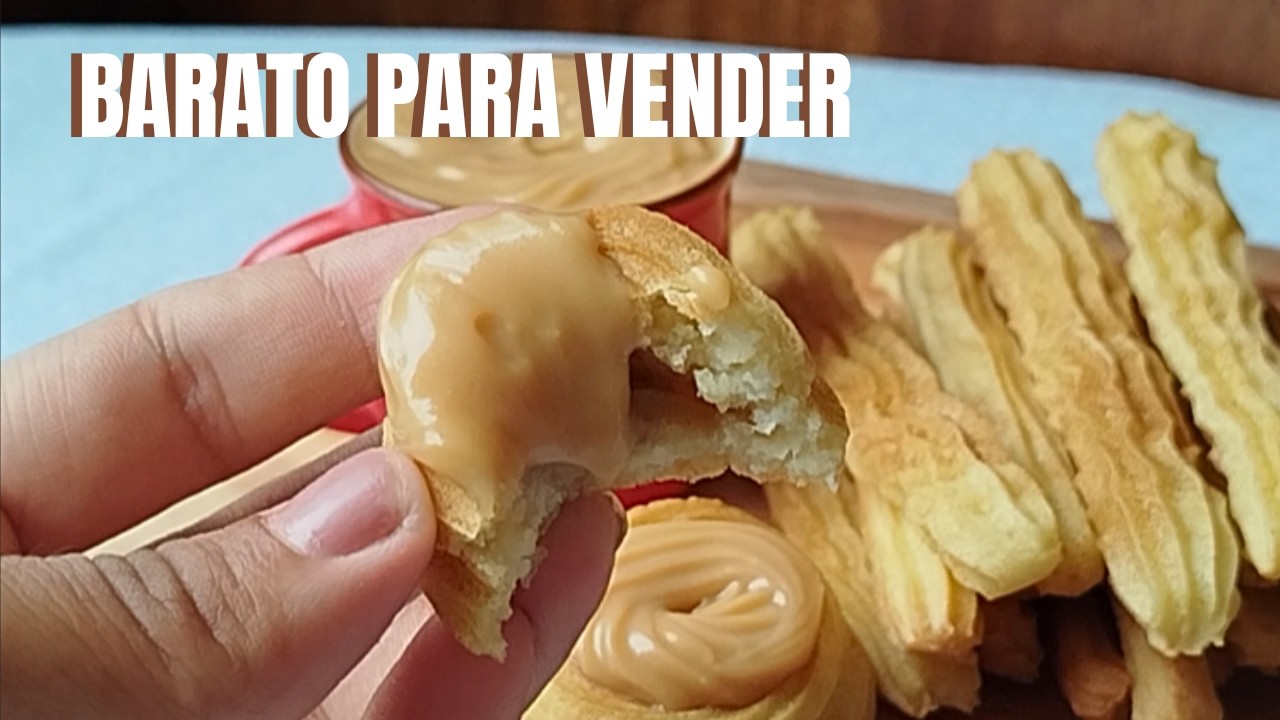 CHURROS ASSADO FÁCIL E BARATO I SEM FRITURA I ÓTIMO  PARA VENDER