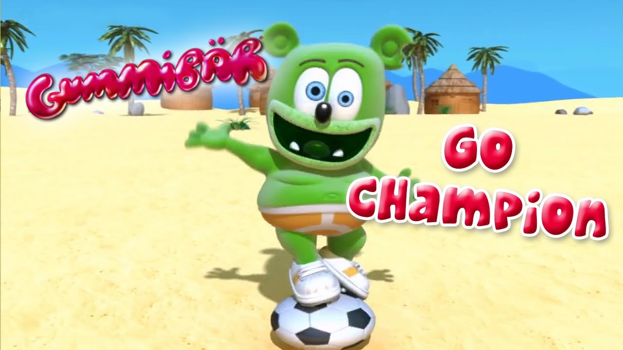 Gummib&auml;r GO CHAMPION World Cup Soccer/Football Song French Gummy Bear