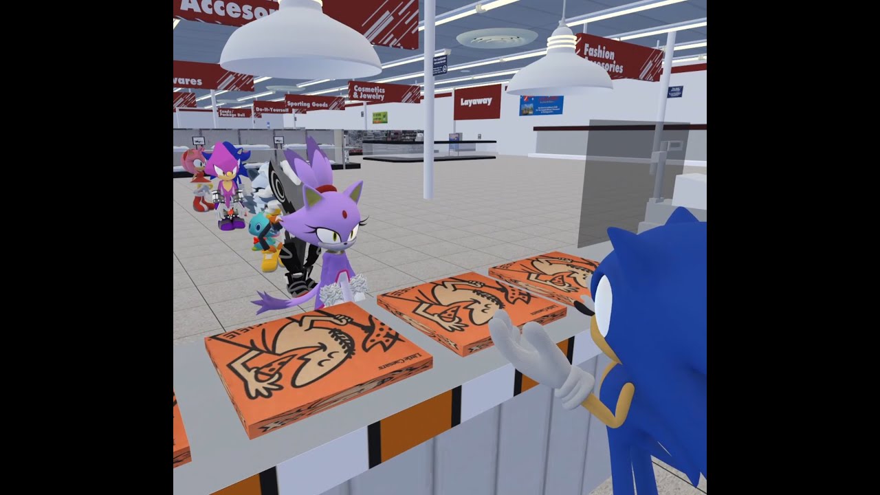 Sonic's First Day At K Mart