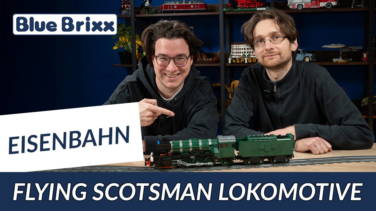 BlueBrixx Flying Scotsman (8W)  – Die berühmteste Dampflok der Welt als Modell!