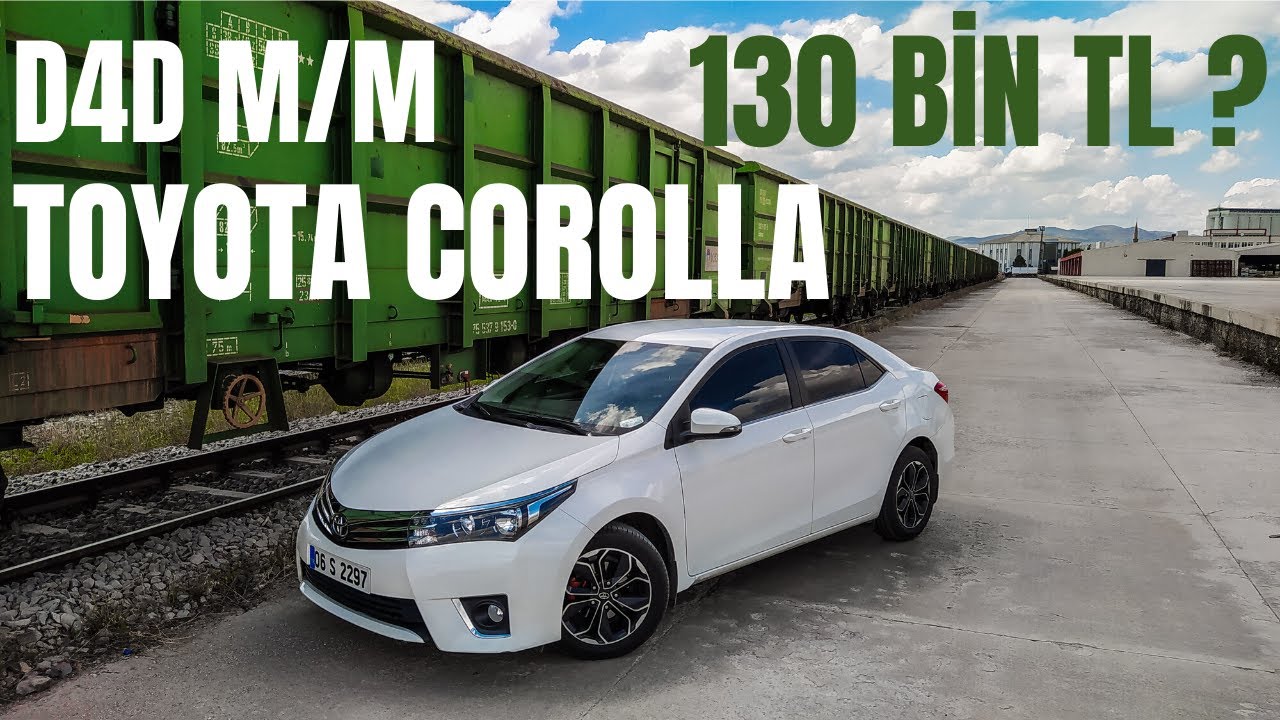 130 BİN TL TOYOTA COROLLA 1.4 D4D ALMAK | DİZEL OTOMATİK | 0-100 | 2016 TOUCH PAKET