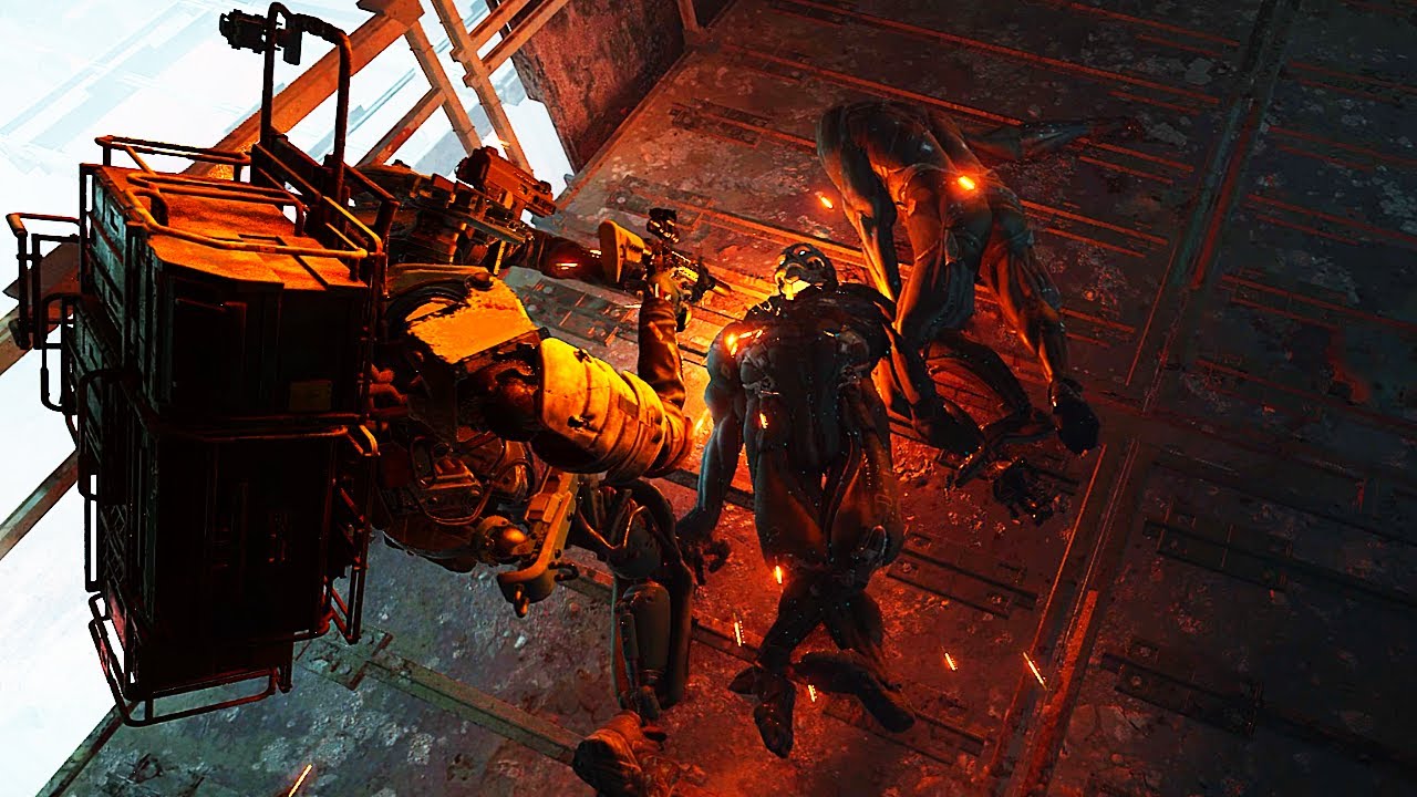 US Army Robot Massacres Korean Zombie Terminators In The Forever Winter