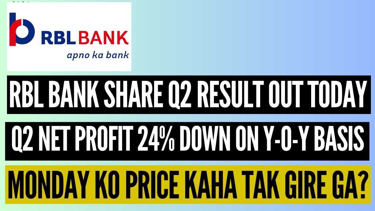 RBL BANK Q2 RESULTS 2025 | RBL BANK RESULTS TODAY | RBL BANK SHARE NEWS TODAY | RBL BANK SHARE NEWS
