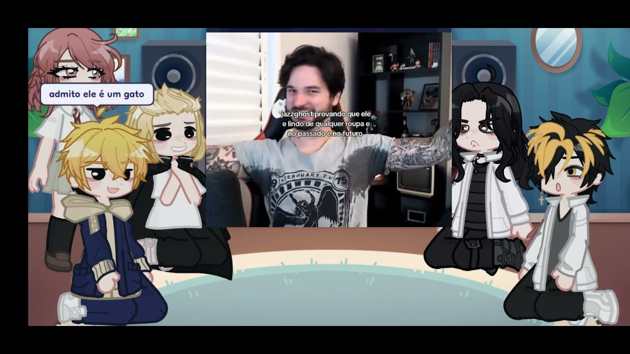 Tokyo Revengens react to takemichi as Jazzghost /parte 2/4..