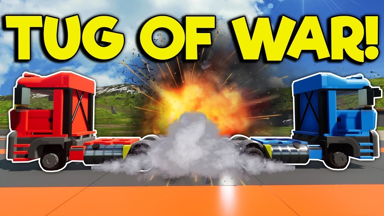 EXTREME LEGO TUG OF WAR CHALLENGE! - Brick Rigs Gameplay - Lego Explosion Race