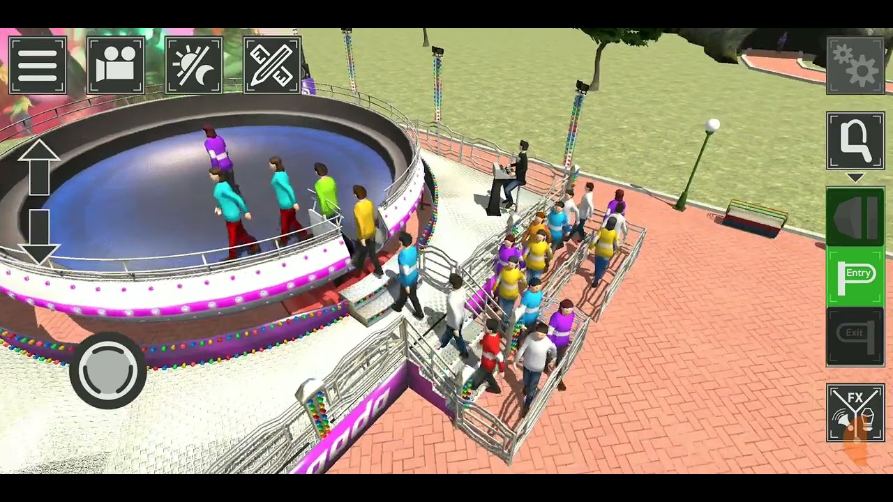 Theme park simulator