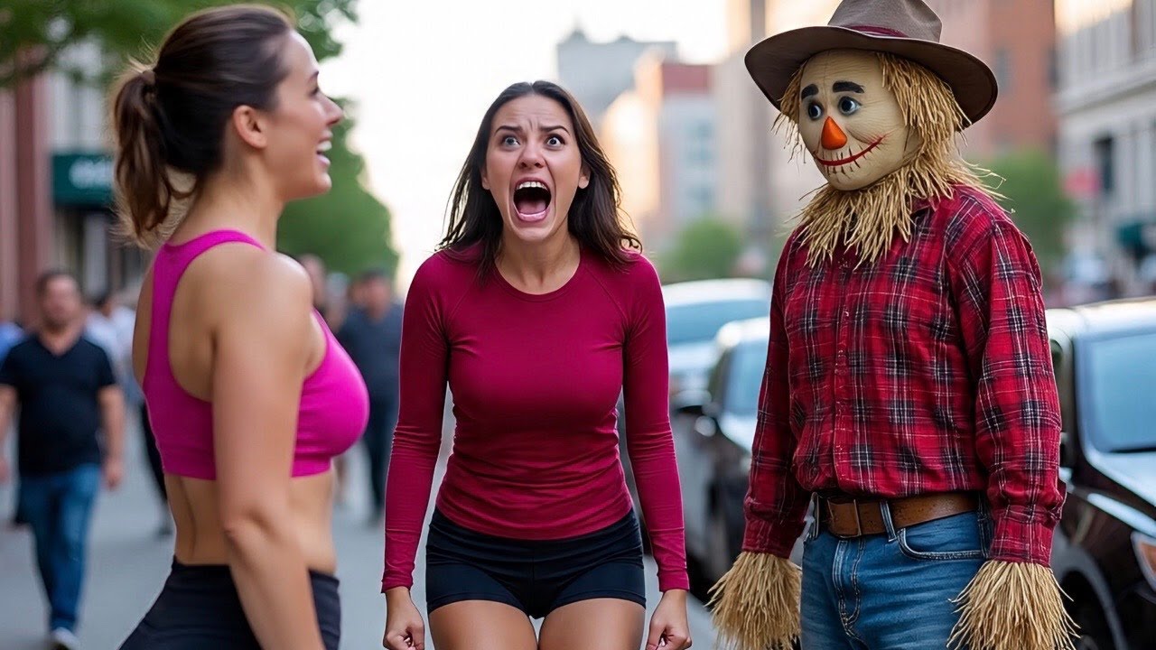 #best_pranks Isso é um Homem de verdade ? - Espantalho - Scarecrow Prank