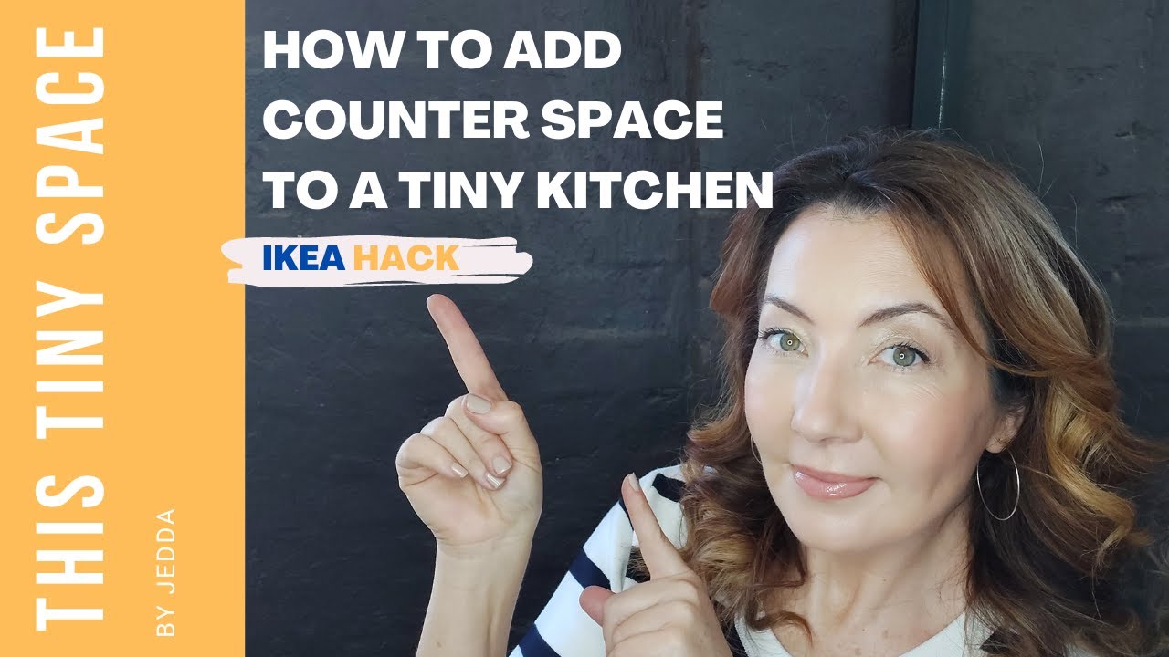 How to add extra counter space to a tiny kitchen I DIY Pop out counter top for extra bench space