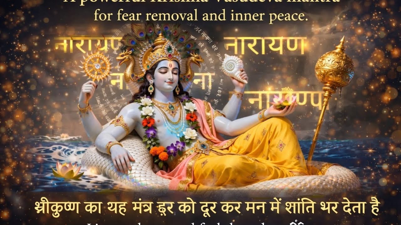 श्रीकृष्ण का यह मंत्र डर को दूर कर मन में शांति भर देता है. Krishna Mantra for Removing Fear.