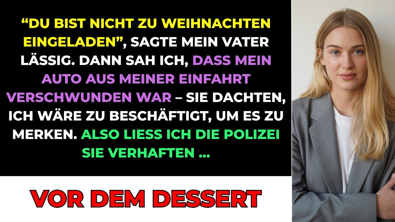 Familie F&auml;lschte Meinen Namen, Um Meinen Audi Zu Stehlen, Also Kam Ich Mit Polizei Zu Weihnachten...