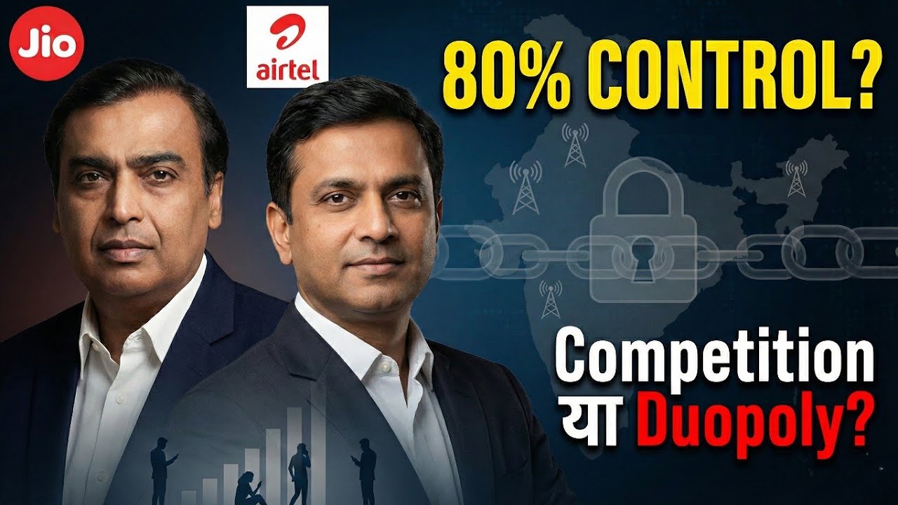 Jio&ndash;Airtel का असली खेल | India Telecom में Competition या Controlled Market?