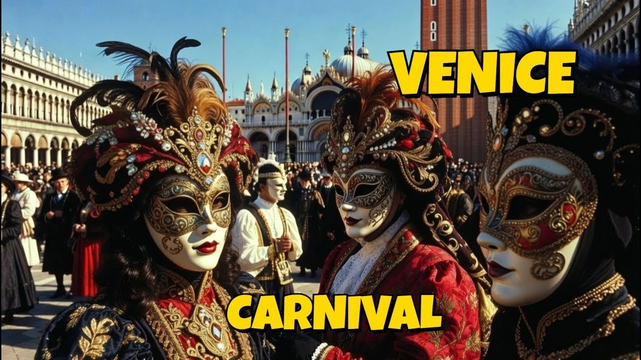 Italy 4K Venice 2025 Carnival - Beautiful Scenic Walk into History and Fantasy #beautifulscenicwalks
