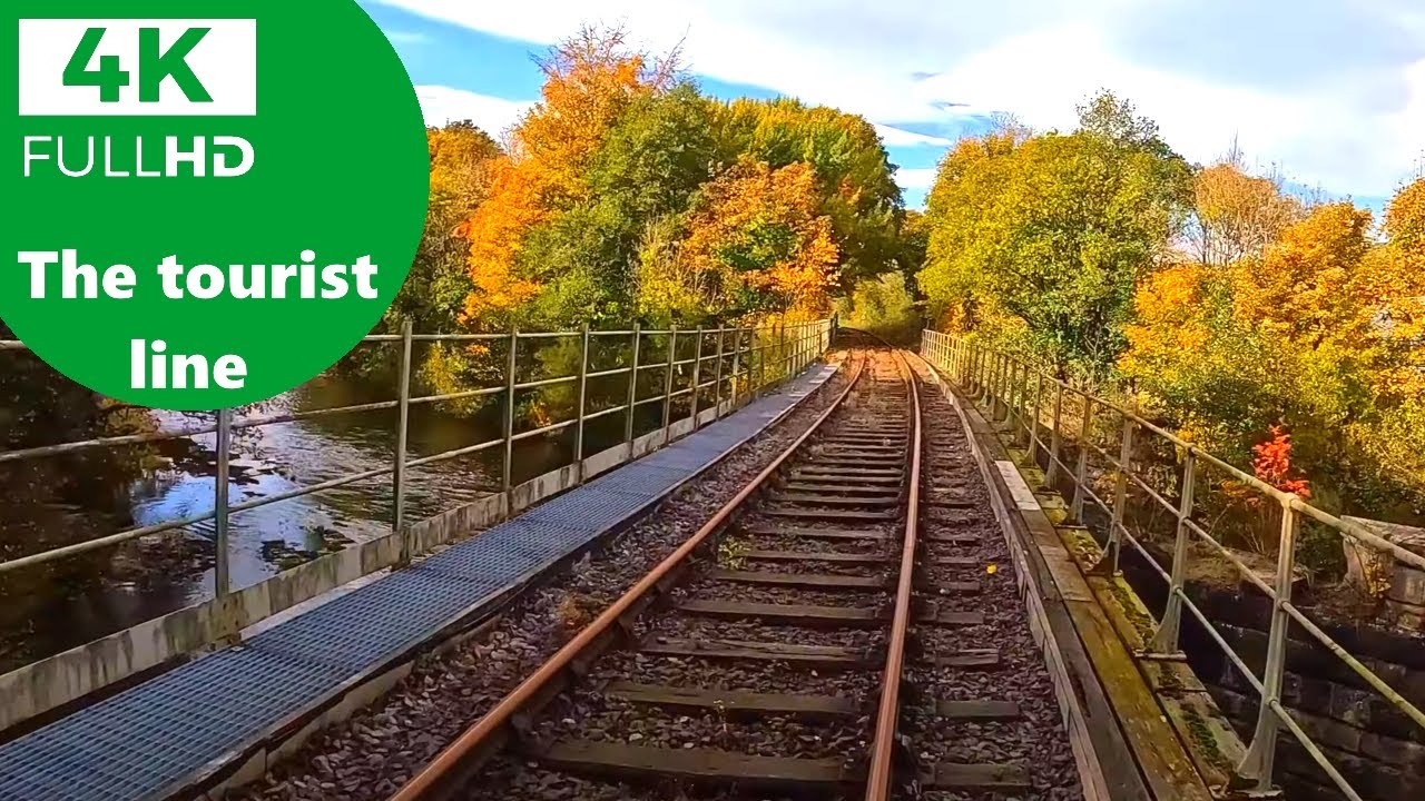 Weardale Railway - Scenic English Countryside Riverside Railway Journey On A Class 122 DMU 4K UHD