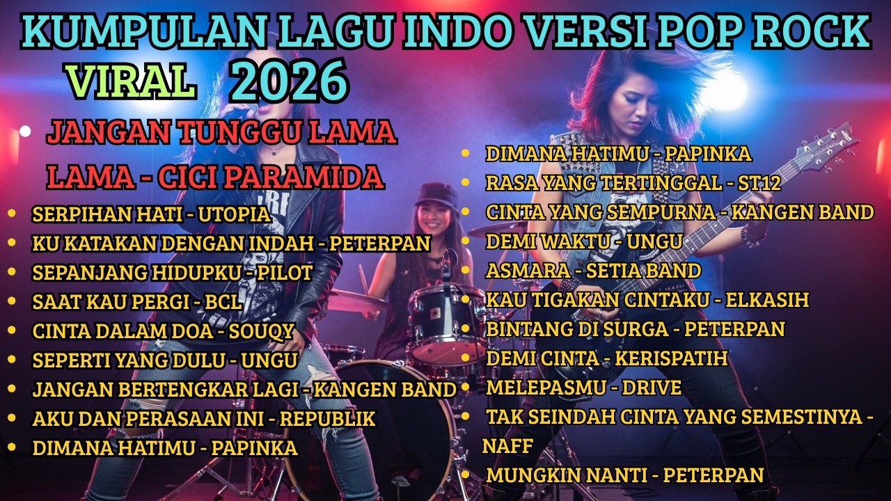 VIRAL TIKTOK!! TUNGGU LAMA LAMA-CICI PARAMIDA COVER POP ROCK LAGU INDONESIA 2026 
