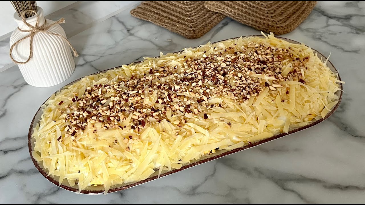 Салат «ИСКУШЕНИЕ» с Курицей и Грибами