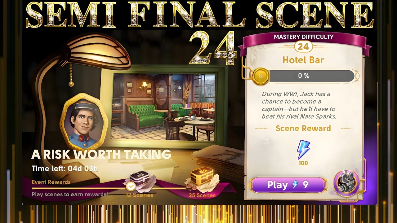 June's Journey Secrets 36 SEMI FINAL SCENE 24 Hotel Bar Word Mode 4K ULTRA HD