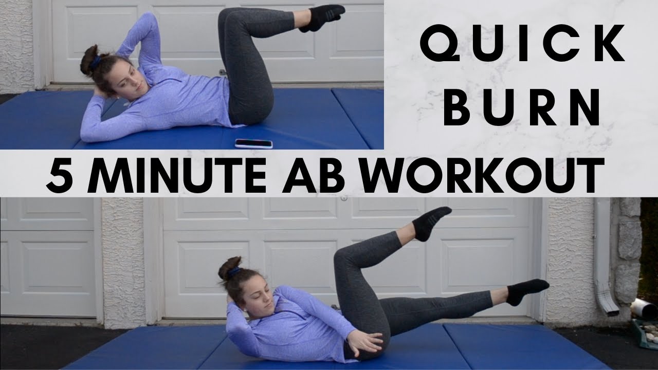 5 MINUTE AB WORKOUT!
