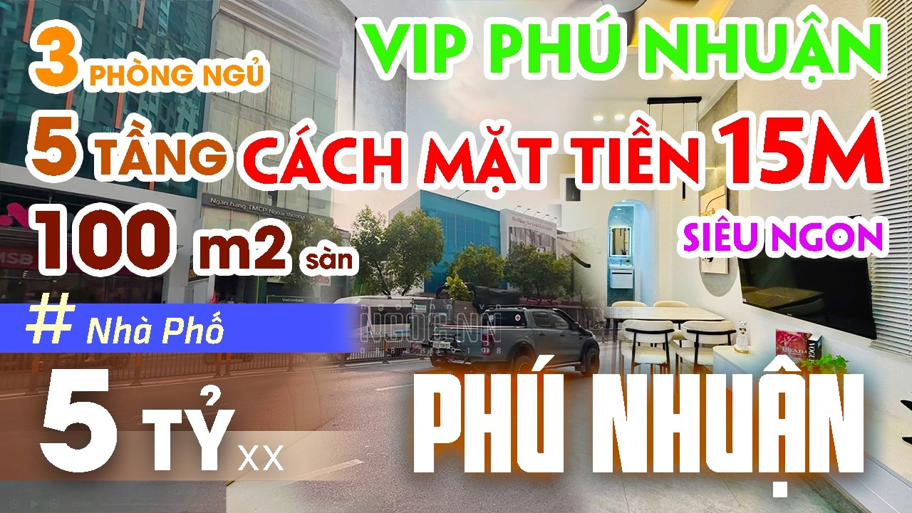 Bán Nhà Phú Nhuận gần sân bay, gần mặt tiền, nhà 5 tầng lầu BTCT chỉ 5 tỷx chính chủ #bánnhàphúnhuận