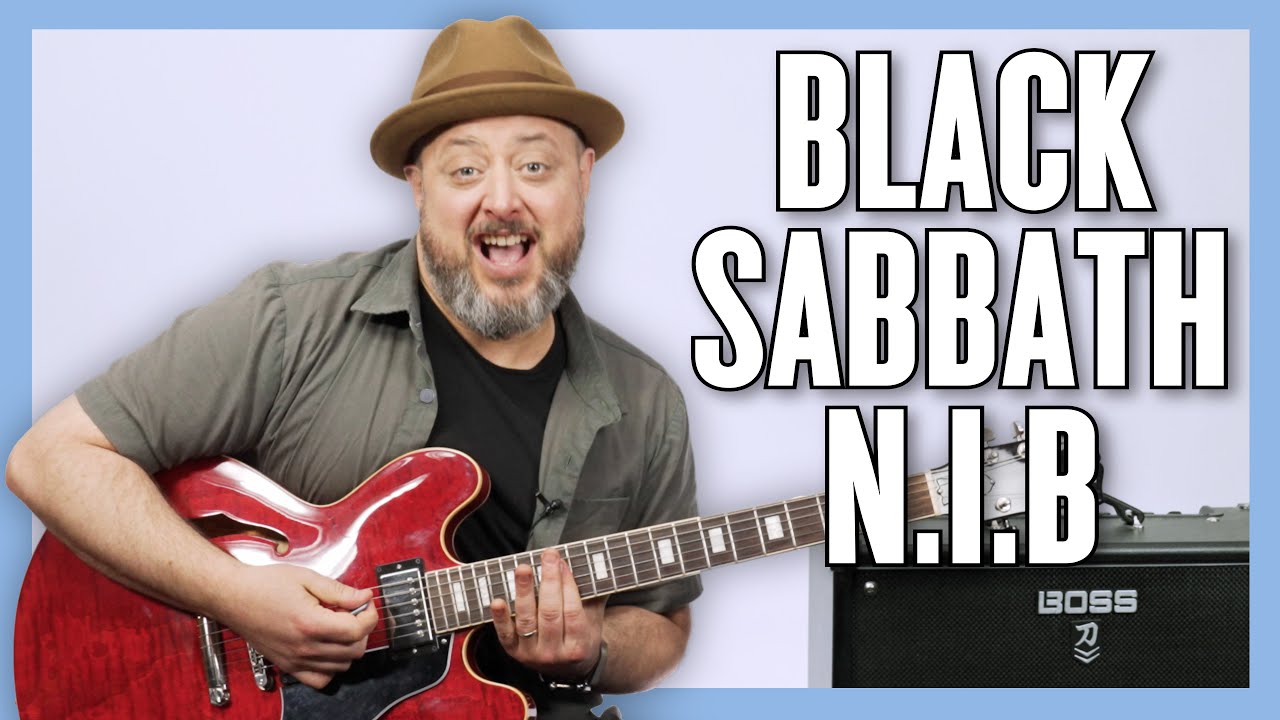 Black Sabbath N.I.B. Guitar Lesson + Tutorial