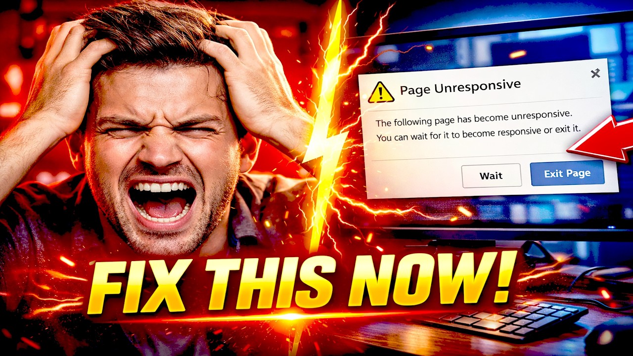 How to Fix Page Unresponsive issue – Quick & Easy Guide | Infotrix