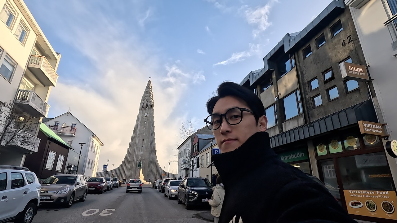 🇮🇸 아이슬란드 날씨가 미친거 아니야?? 비 태풍 갑자기 맑음...// 수도 레이캬비크 나들이