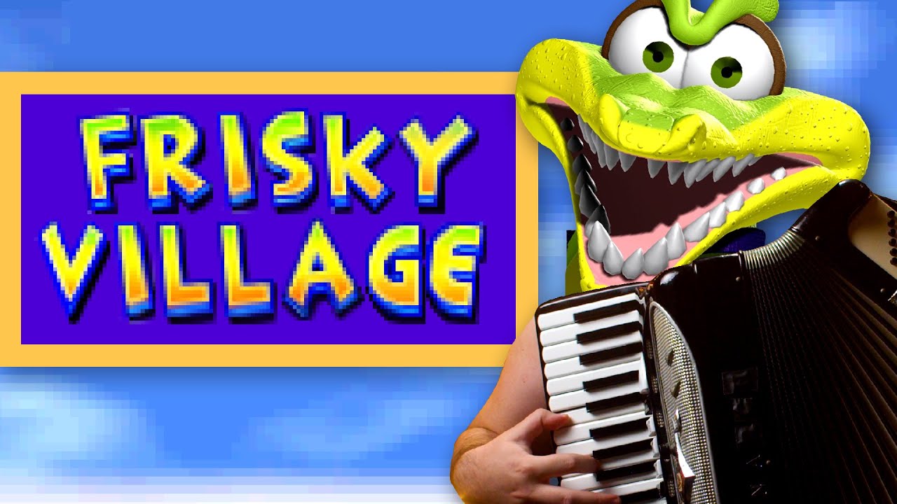 Diddy Kong Racing accordion cover - Frosty Village
