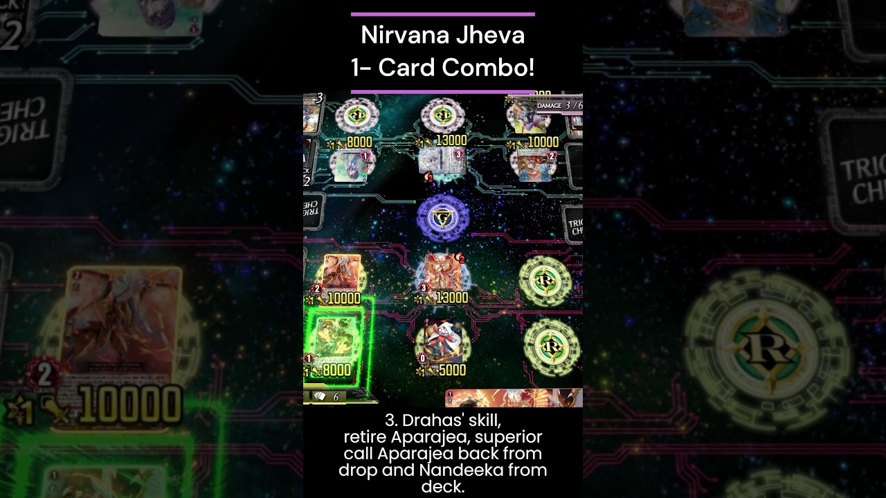 Nirvana Jheva 1-Card Combo!  #vanguard #nirvana #overdress