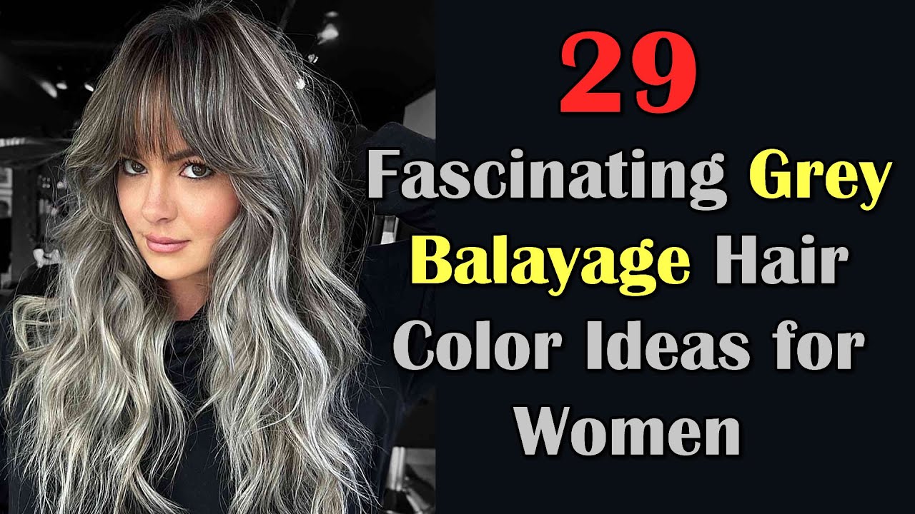 29 Graceful Grey Balayage for Women: Color Ideas