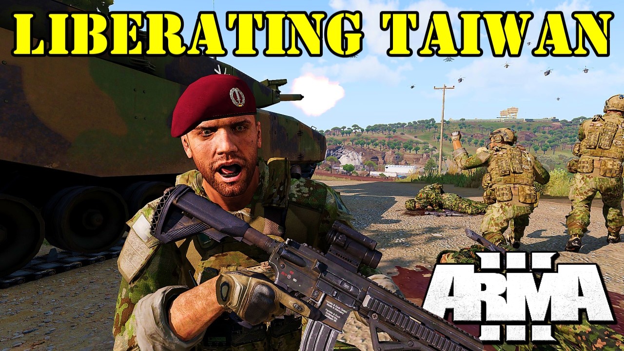 Моделирование войны за Тайвань | Arma 3 Zeus