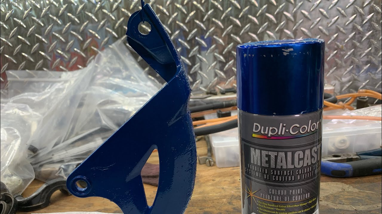 Dupli-color METALCAST anodized surface colour system *BLUE (does it work on plastic?)