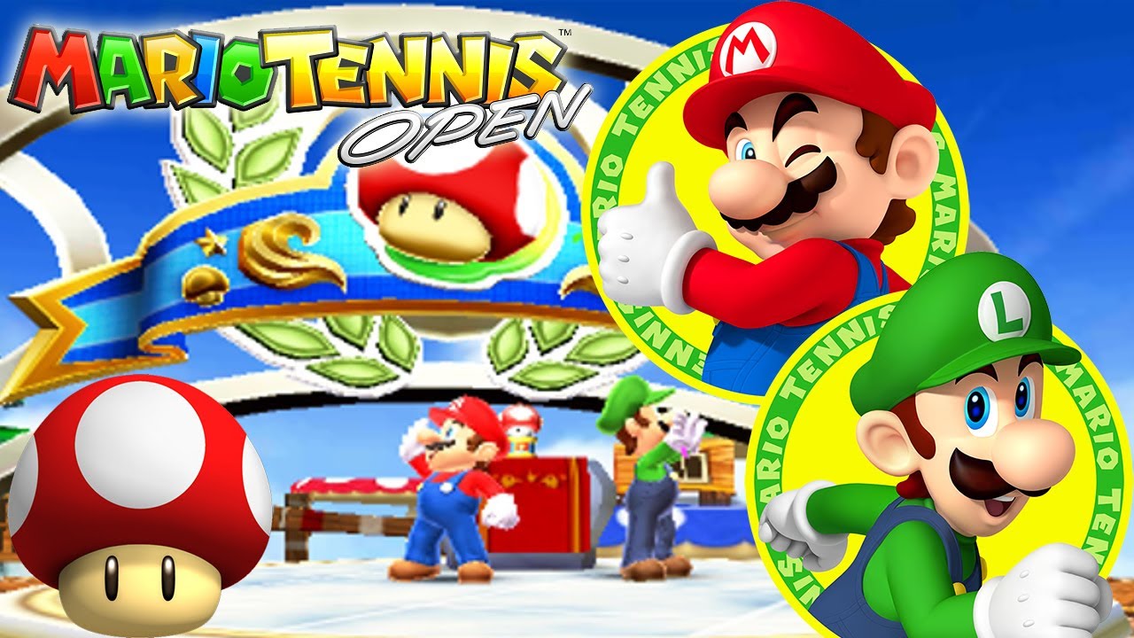 Mario Tennis Open 3DS: Part 1: World Open - Mushroom Cup