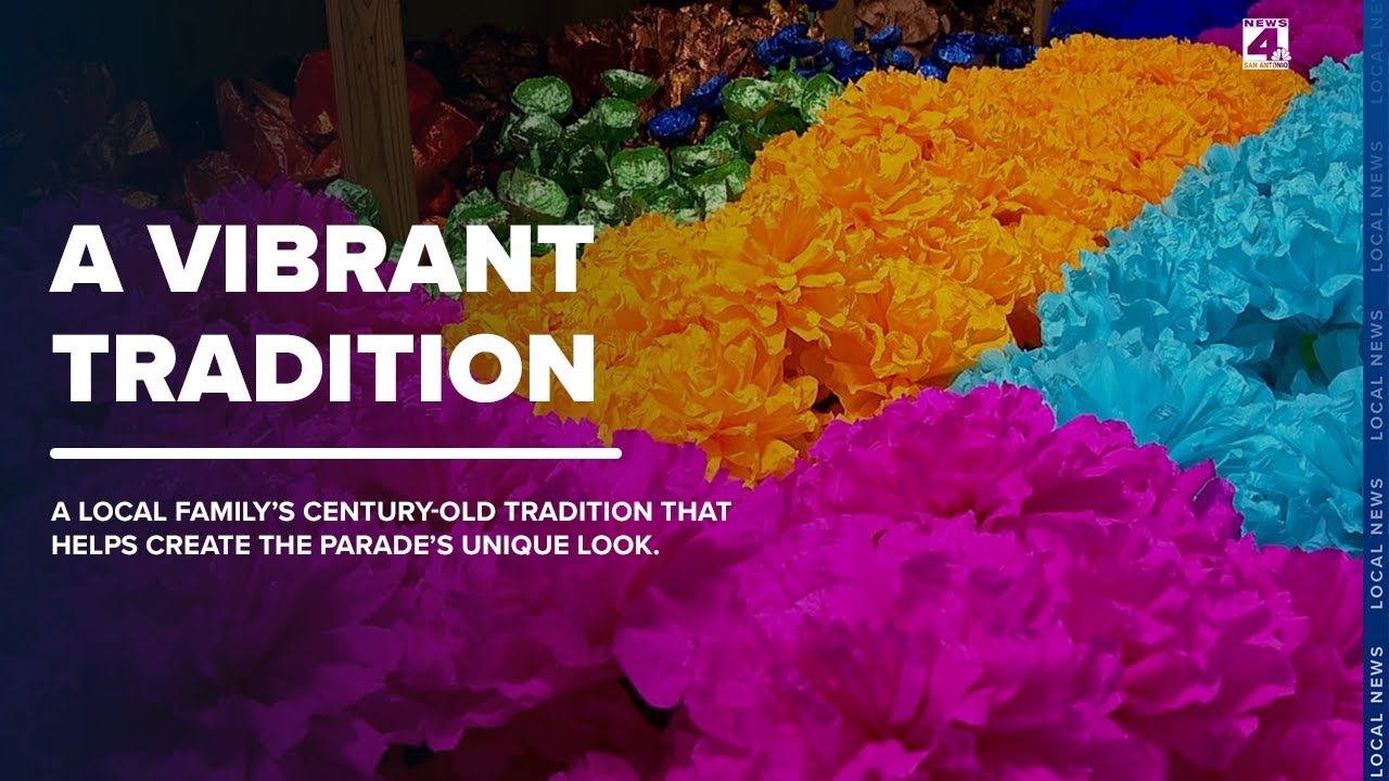 Century-old family tradition blooms in vibrant Fiesta parade floats