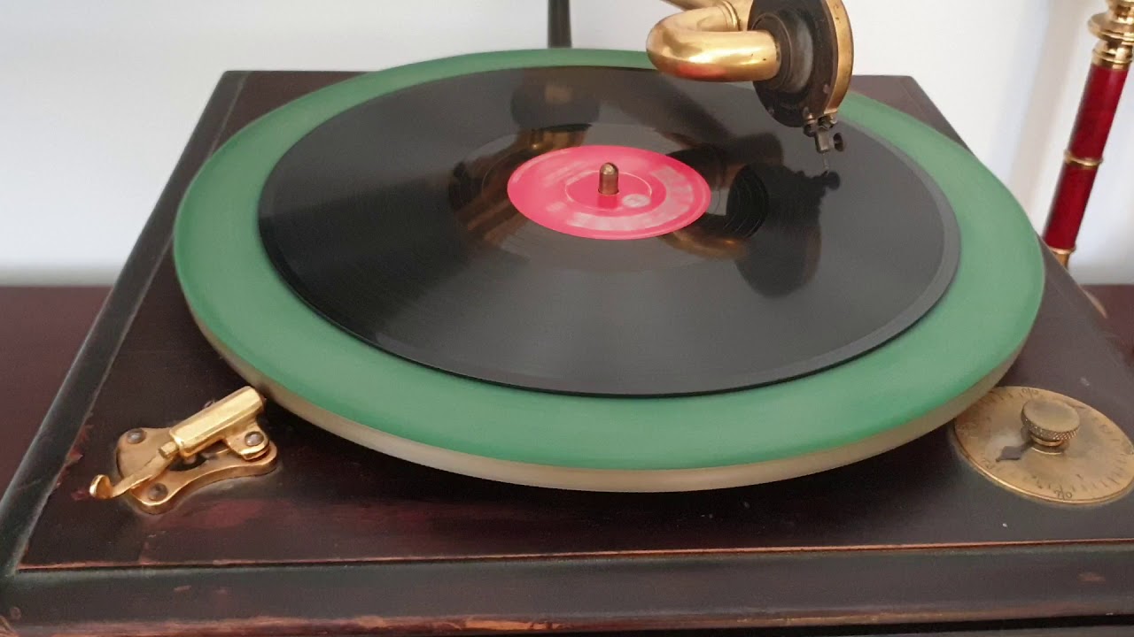 This boy (The Beatles) 78 RPM Indian record in Victor VI with Victrola 2 reproducer